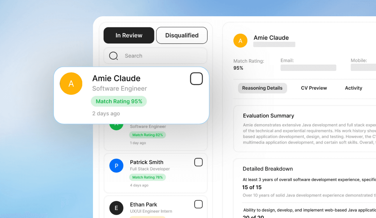 Advanced AI Screening